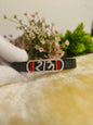 Shri Symbol Black Bracelet for Men | Stainless Steel Adjustable Stretch Bracelet | Spiritual Hindu Bracelet