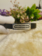 Black Stainless Steel CZ Stretch Bracelet | Crystal Adjustable Unisex Minimalist Bracelet